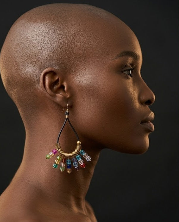 Samburu teardrop earings